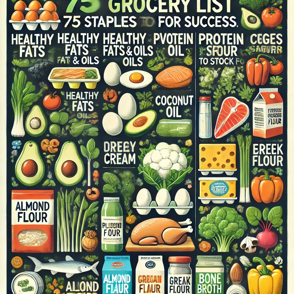 Keto Grocery List: 75 Staples to Stock for SuccessKeto Grocery List: 75 Staples to Stock for Success