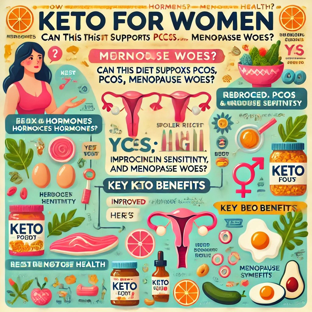 Keto for Women: Can This Diet Fix Hormones, PCOS, and Menopause Woes? (Spoiler: Yes—Here’s How)