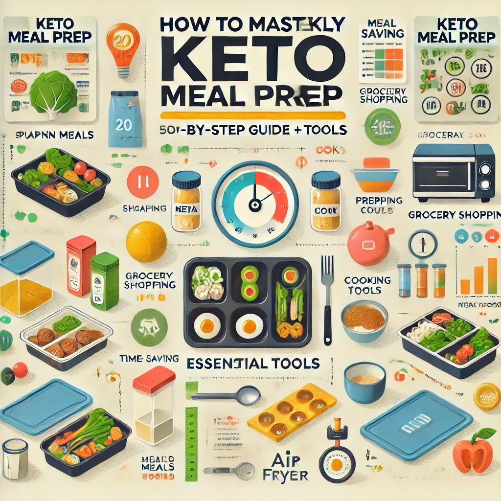 How to Master Weekly Keto Meal Prep (Step-by-Step Guide + Tools)