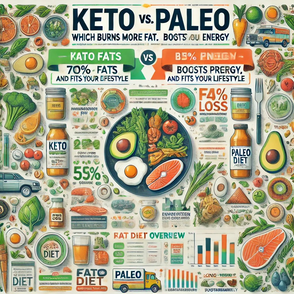 Keto vs. Paleo: Which Diet Burns More Fat, Boosts Energy, and Fits Your Lifestyle