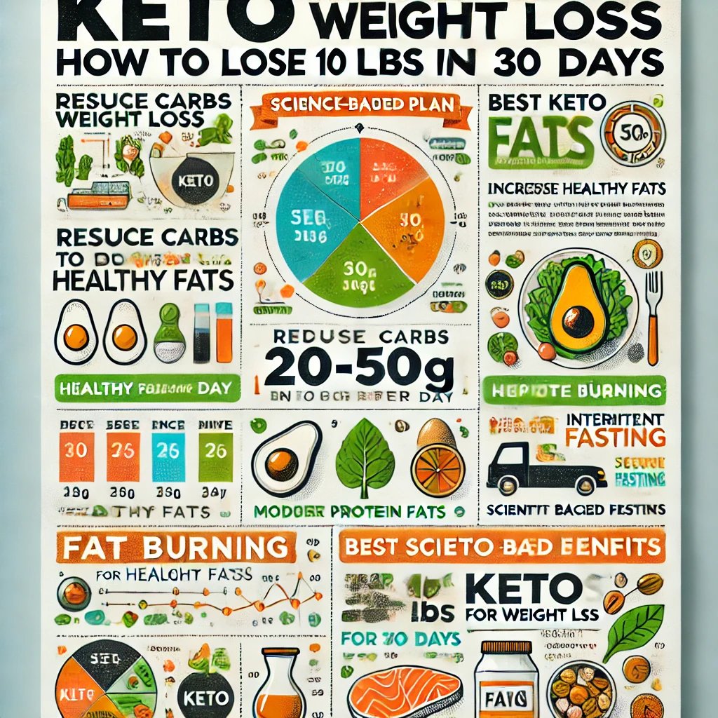 Keto Weight Loss: How to Lose 10 lbs in 30 Days (Science-Backed Plan)