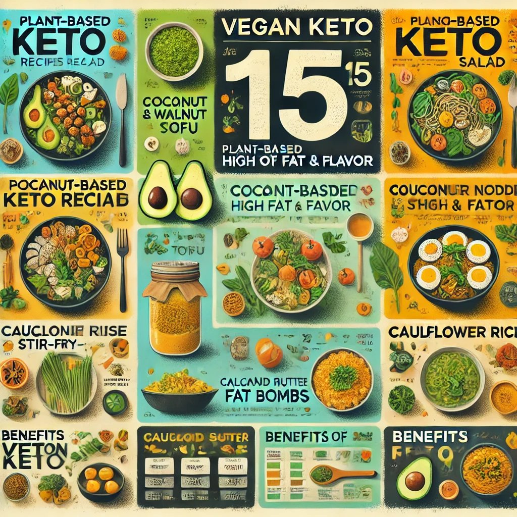 Vegan Keto Recipes: 15 Plant-Based Dishes High in Fat & Flavor