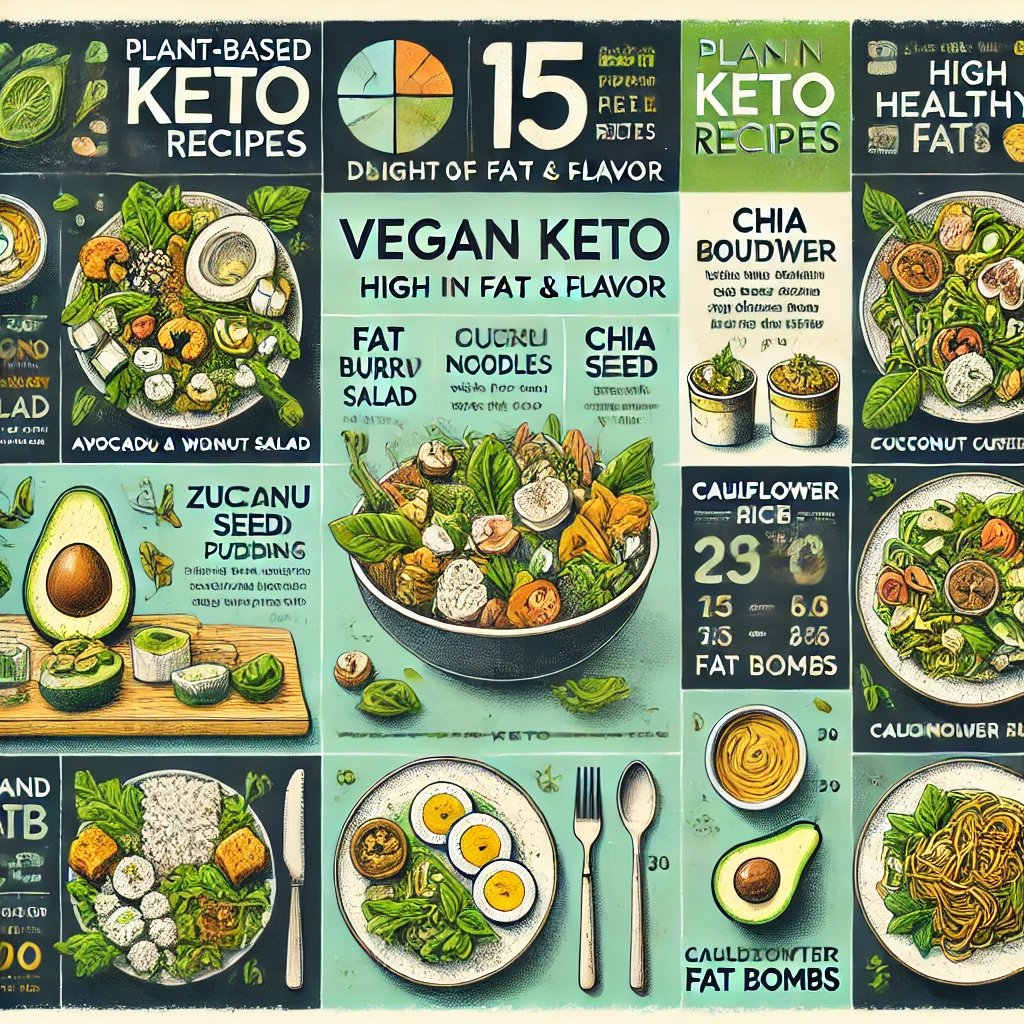 Vegan Keto Recipes: 15 Plant-Based Dishes High in Fat & Flavor